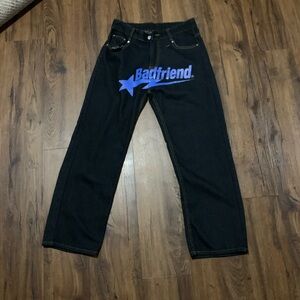 Bad Friend blue jeans